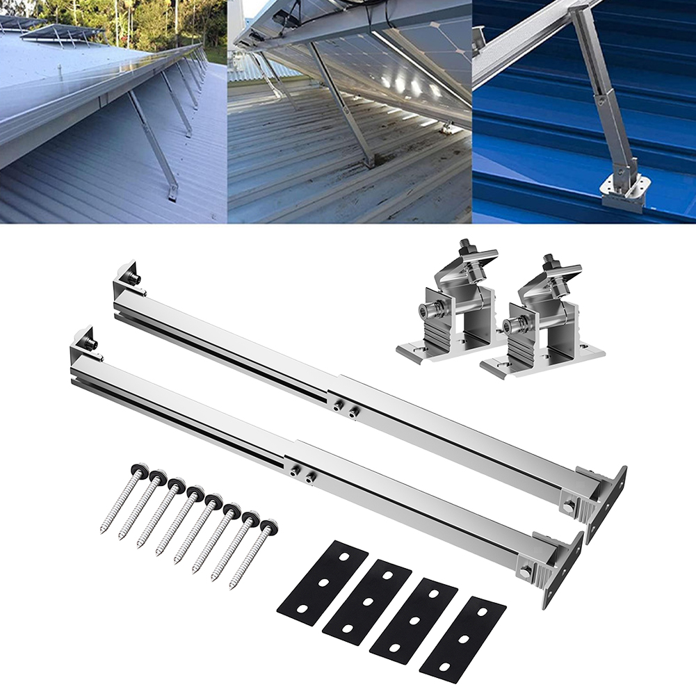 Solar Holder End Clamp Kit Adj - Solar Panel Tilt Mount 评论和价格