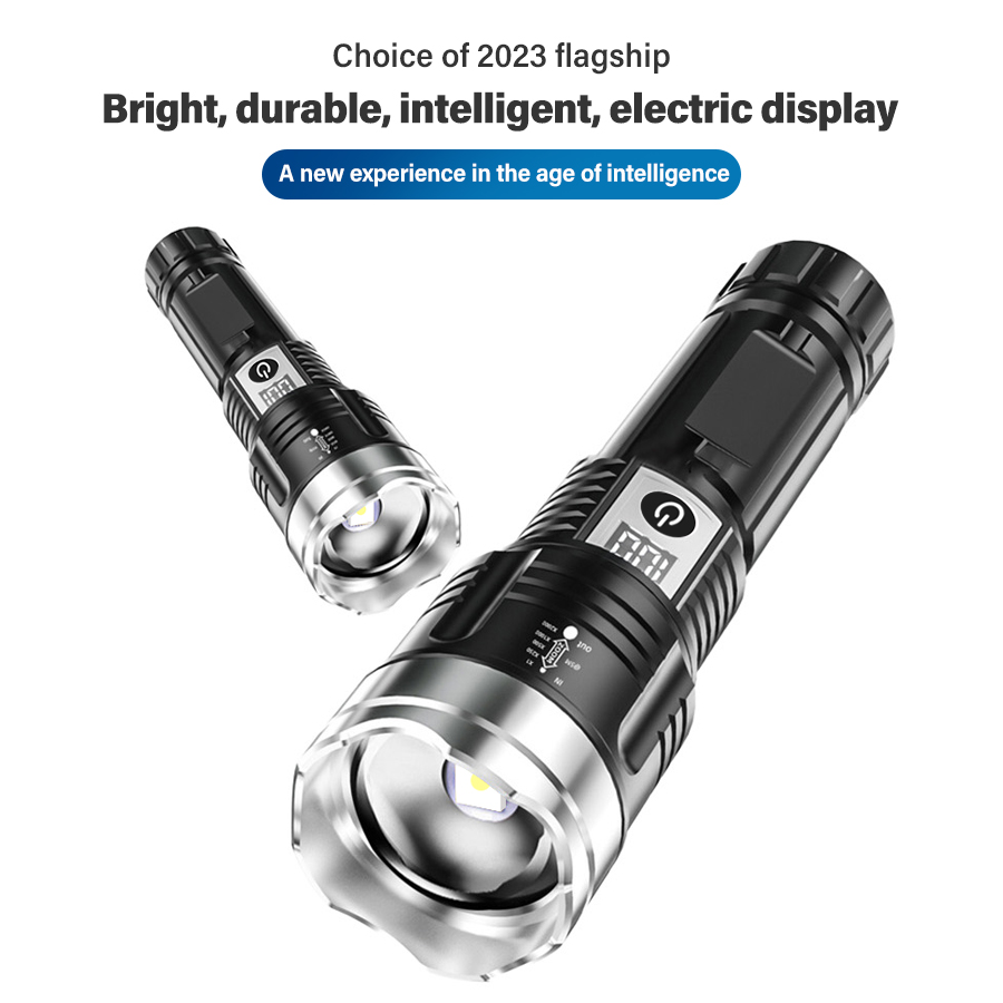 High Power 200000LM LED Flashl - Renewable Energy Battery 评论和价格