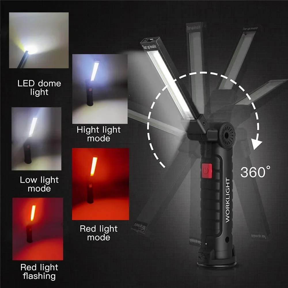 Portable COB LED Flashlight US - Renewable Energy Battery 评论和价格