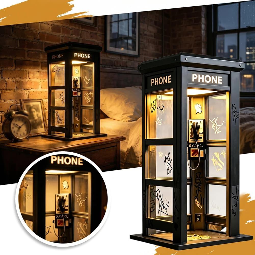 Retro Graffiti Phone Booth Tab - Renewable Energy Battery 评论和价格