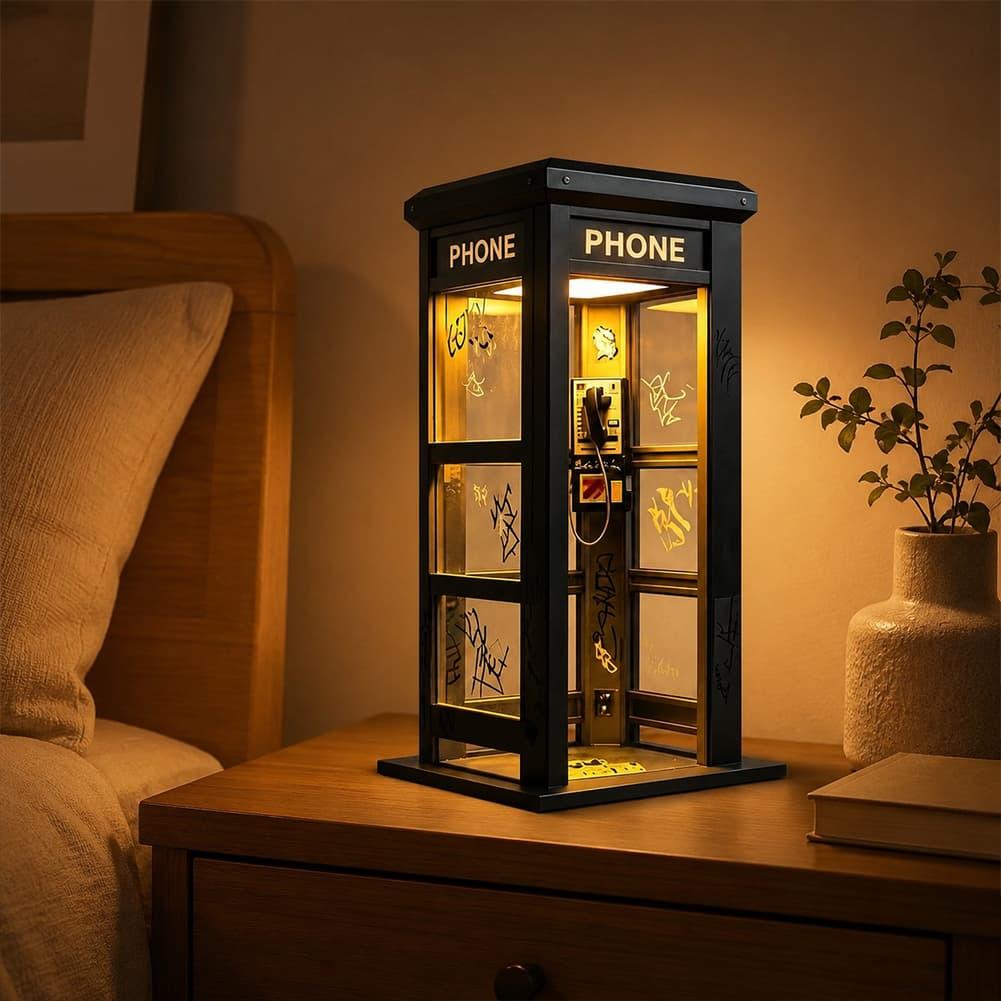 Retro Graffiti Phone Booth Tab - Renewable Energy Battery 评论和价格