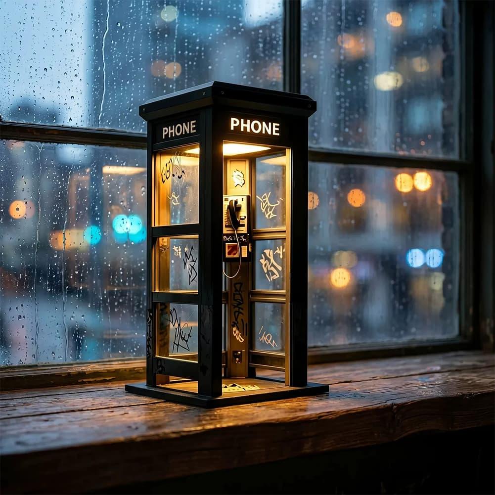 Retro Graffiti Phone Booth Tab - Renewable Energy Battery 评论和价格