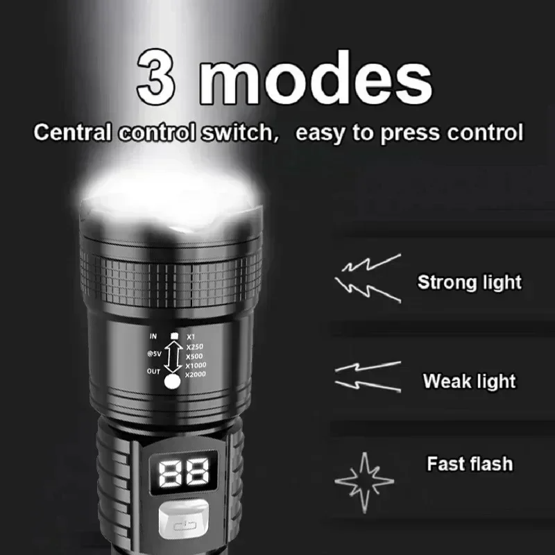 P50 High Brightness Flashlight - Renewable Energy Battery 评论和价格
