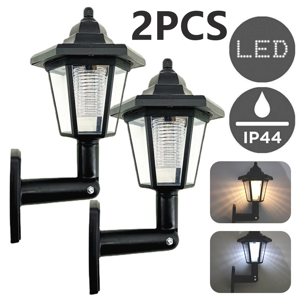 2Pcs Solar Outdoor Light Garde - Renewable Energy House 评论和价格