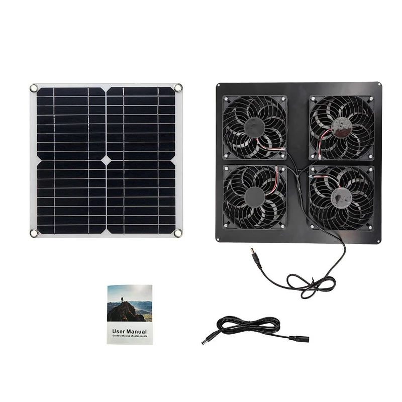 100W Solar Panel Exhaust Fan A - Renewable Energy House 评论和价格