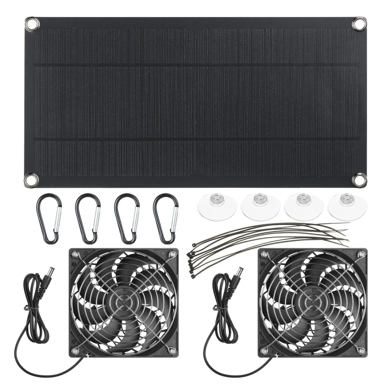 100W Solar Panel Exhaust Fan A - Renewable Energy House 评论和价格