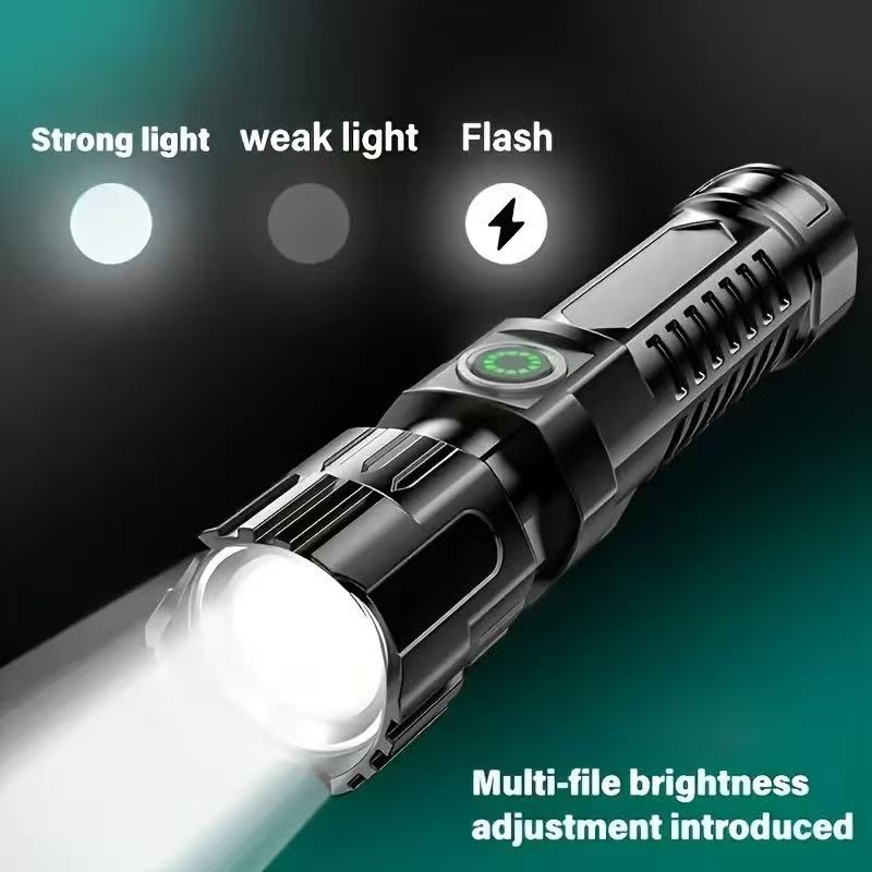 New High-power Led Flashlight  - Renewable Energy Battery 评论和价格