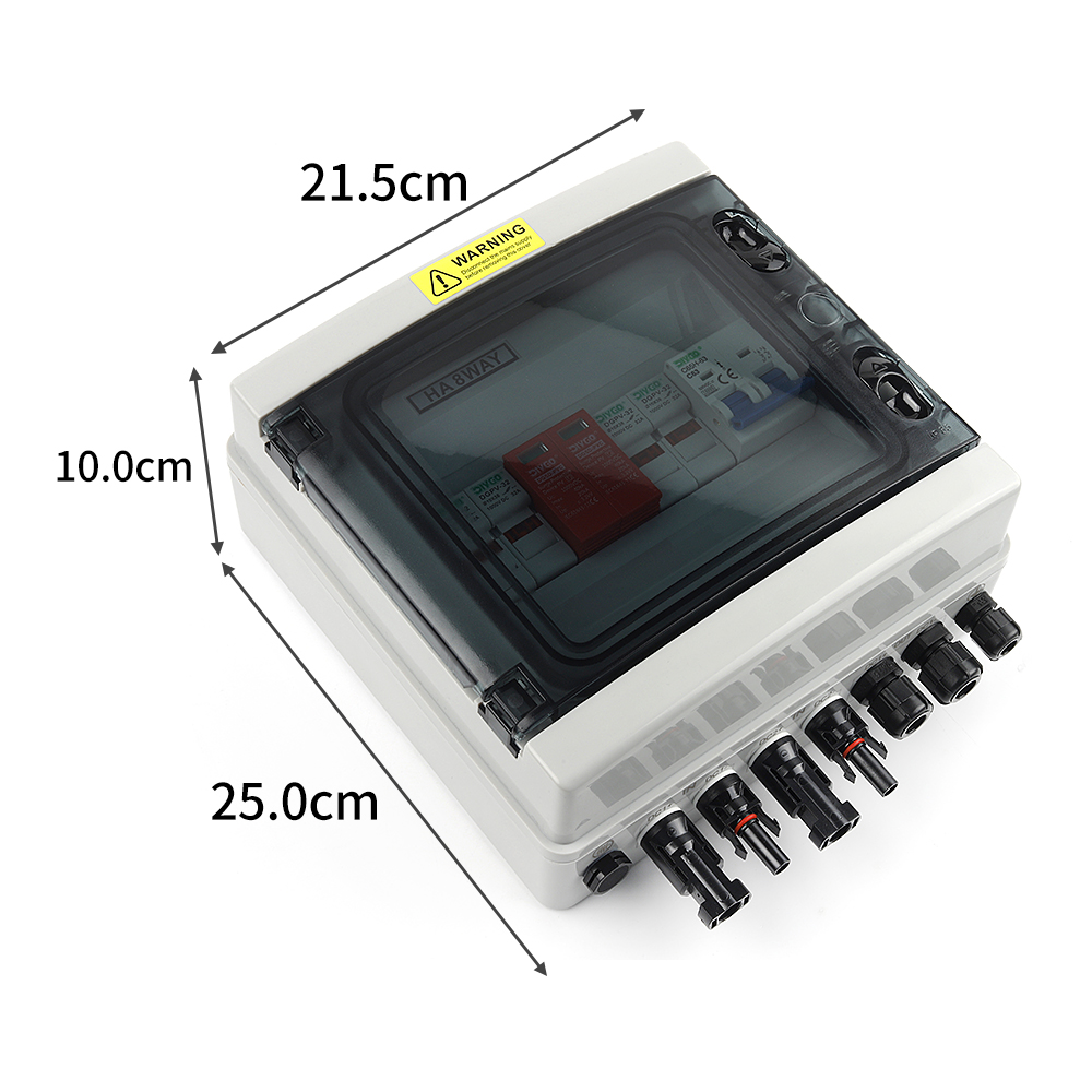 IP65 500V 2 In 1 Out PV DC Fus - Solar Combiner Box 评论和价格